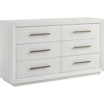 Oasis Shoreline 6-Drawer Dresser by Coastal Living by Universal Furniture in shoreline white. Made from unique in a transitional style.