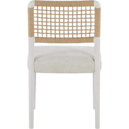 Oasis Shoreline Chair (Set of 2) by Coastal Living by Universal Furniture in shoreline white. Made from 92% polyester, 8% linen in a rustic style.