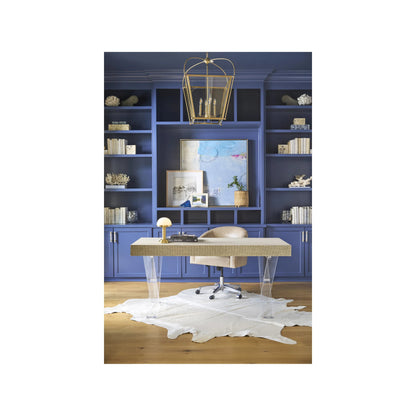 Oasis Seascape Writing Desk by Coastal Living by Universal Furniture in seascape blue. Made from unique in a transitional style.