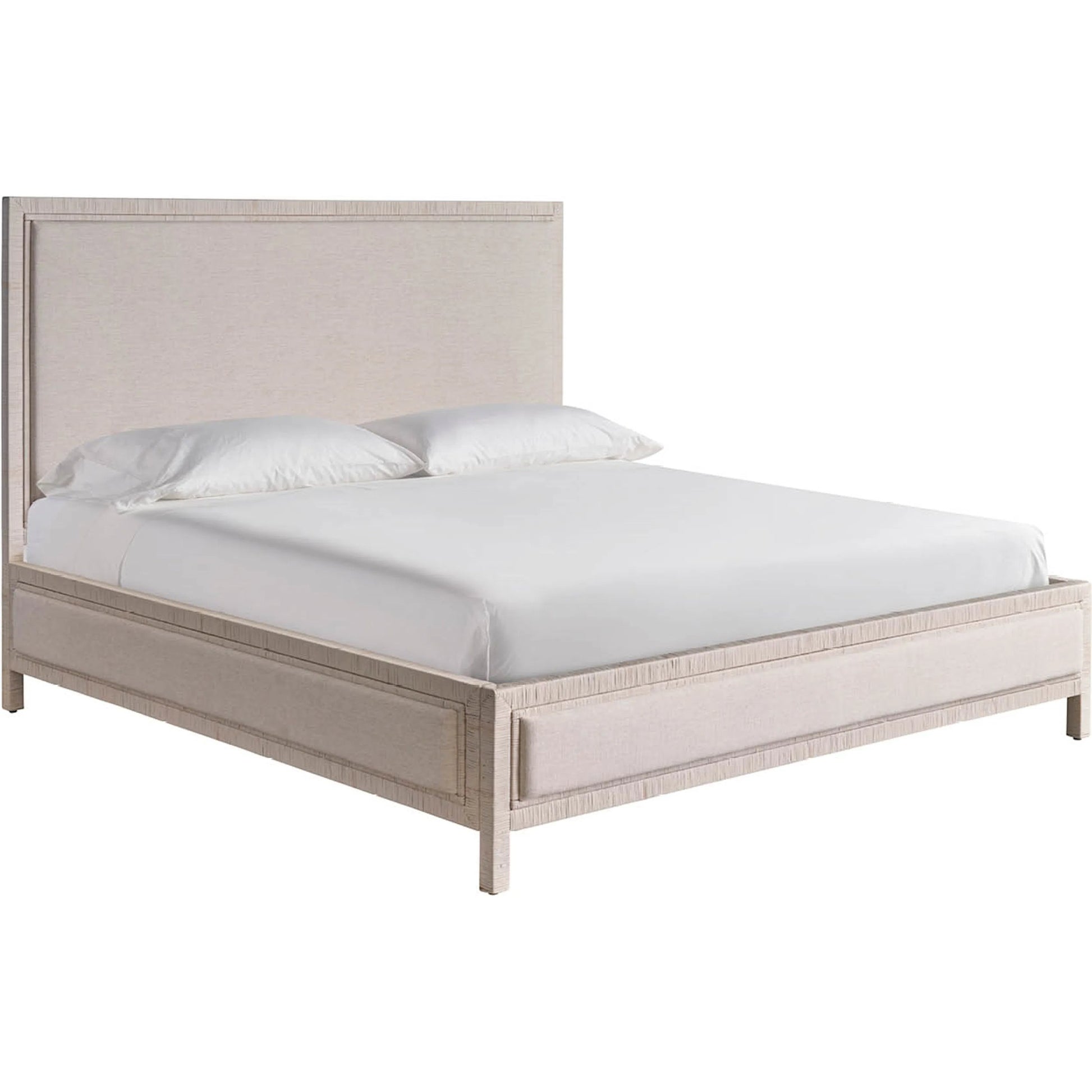 Oasis Tidal Bed by Coastal Living by Universal Furniture in nomad snow. Made from 92% polyester, 8% linen in a transitional style.