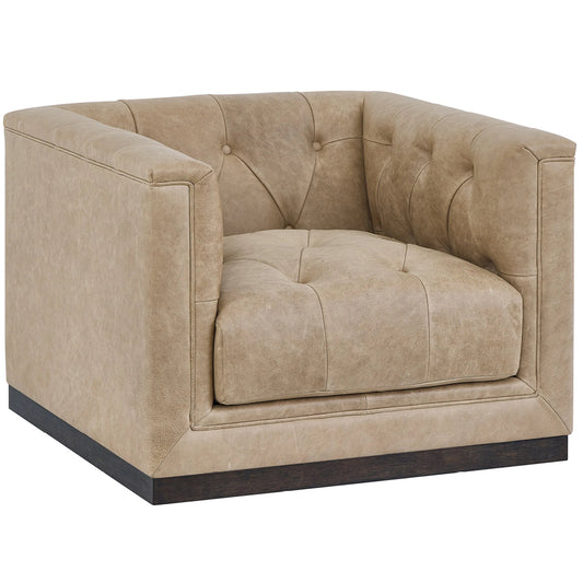 Quinn Swivel Chair by Universal Furniture. Made from 100% leather in a unique style.