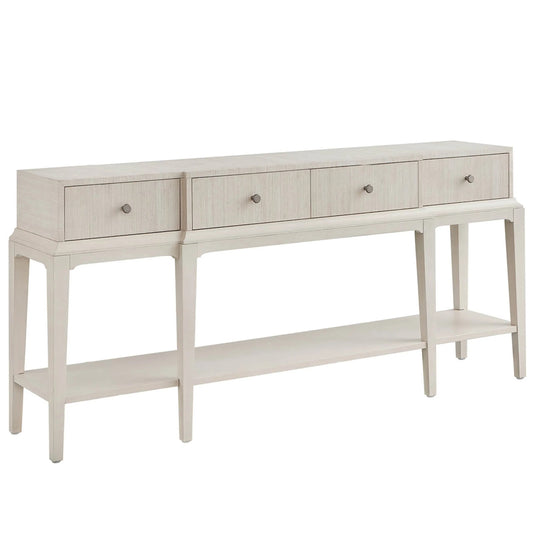 Birchhaven Meadow Console 4-Drawer Table by Universal Furniture in natural. Made from unique in a unique style.