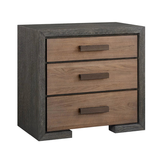 Modern Veil 3-Drawer Nightstand by Universal Furniture in veil, mist. Made from unique in a unique style.