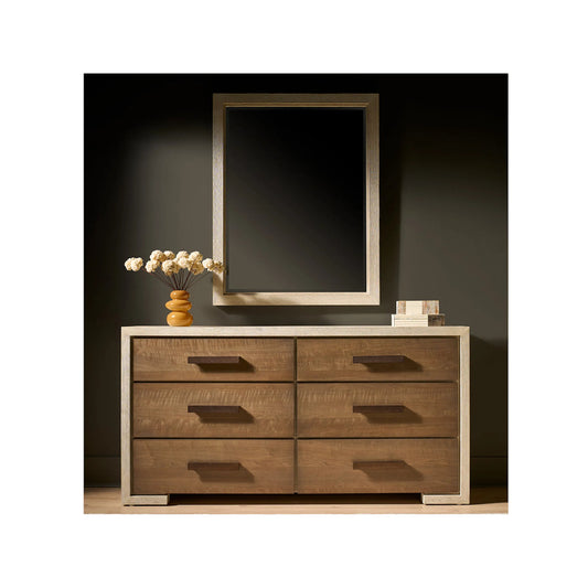Modern Mist 6-Drawer Dresser by Universal Furniture in mist, haze. Made from unique in a unique style.