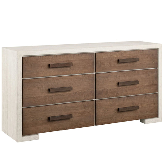 Modern Mist 6-Drawer Dresser by Universal Furniture in mist, haze. Made from unique in a unique style.
