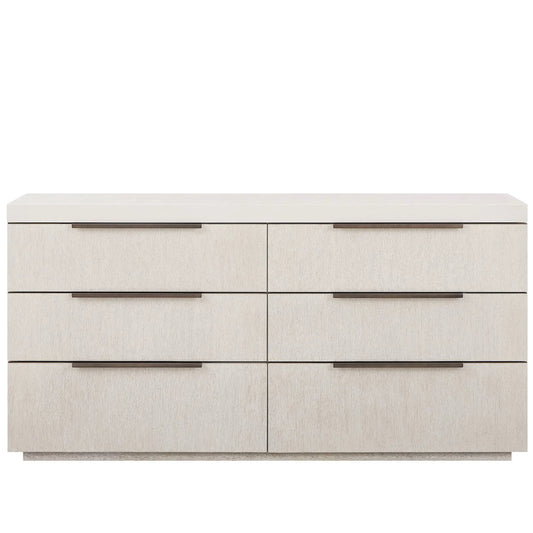 Modern Quartz 6-Drawer Dresser by Universal Furniture in mist. Made from unique in a unique style.