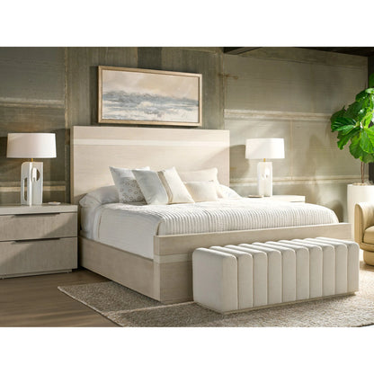 Modern Quartz Bed by Universal Furniture in mist. Made from unique in a unique style.
