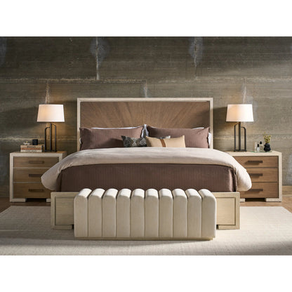 Modern Mist Panel Bed by Universal Furniture in natural. Made from unique in a unique style.