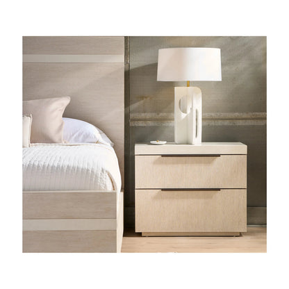 Modern Quartz Nightstand by Universal Furniture in mist. Made from unique in a unique style.