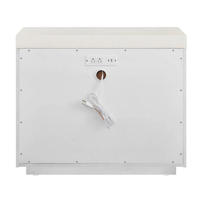 Modern Quartz Nightstand by Universal Furniture in mist. Made from unique in a unique style.
