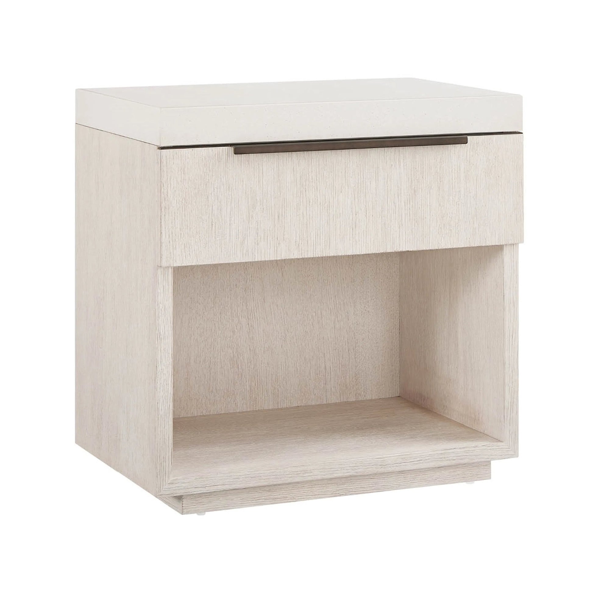 Modern Quartz 1-Drawer Nightstand by Universal Furniture in mist. Made from unique in a unique style.