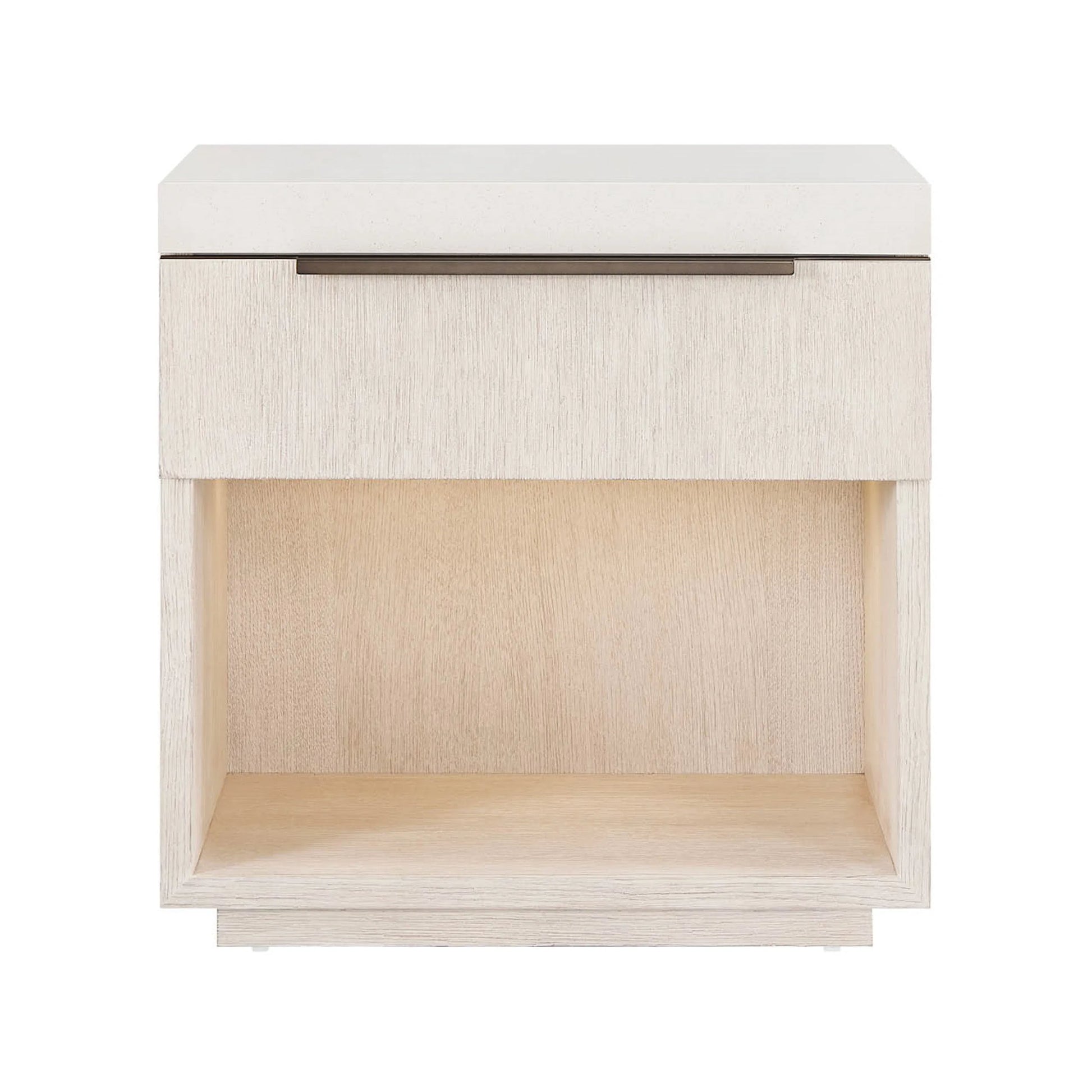 Modern Quartz 1-Drawer Nightstand by Universal Furniture in mist. Made from unique in a unique style.