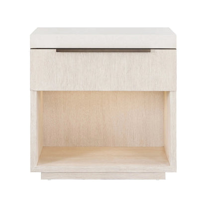 Modern Quartz 1-Drawer Nightstand by Universal Furniture in mist. Made from unique in a unique style.