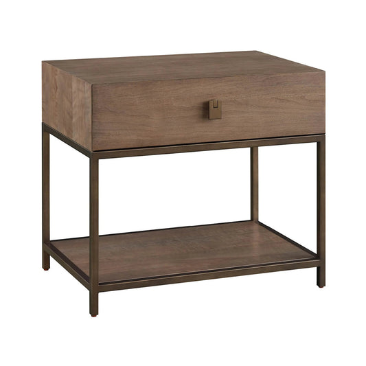 Modern Nighstand by Universal Furniture in haze. Made from unique in a unique style.