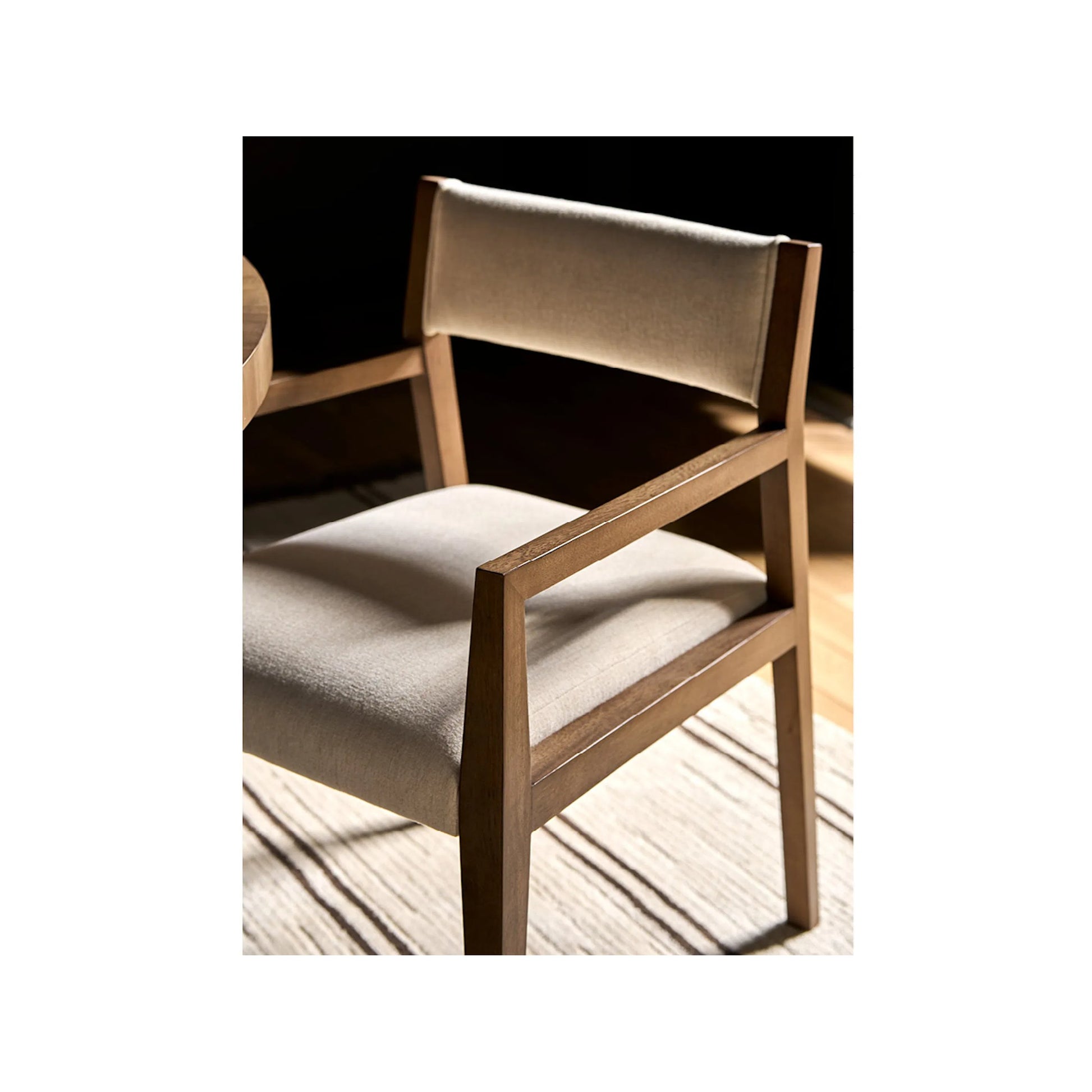 Modern Haze Arm Chair by Universal Furniture in haze. Made from 97% poly, 3% linen. in a unique style.
