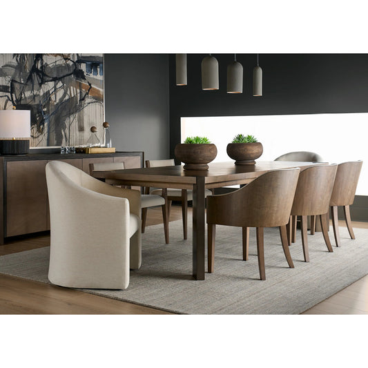 Modern Lumen Chair by Universal Furniture in natural. Made from 97% poly, 3% linen. in a unique style.