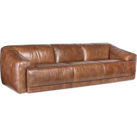 Fleetwood 3-Seat Sofa by Hooker Furniture in brown. Made from unique in a unique style.