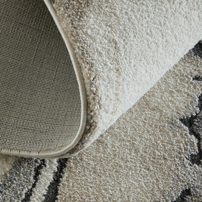 Gilmore GIL39URF Rug by Feizy in ivory, gray, black. Made from polypropylene in a unique style.
