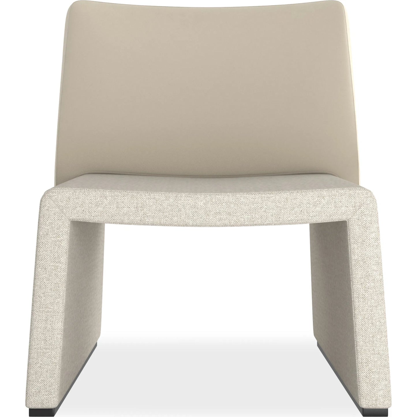 003 SI-2250482 | Additional Silo | Et Voila Chair by Caracole in pumice and dark chocolate. Made from birch in a unique style.