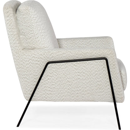Amette Metal Frame Club Chair by Hooker Furniture. Made from unique in a modern style.