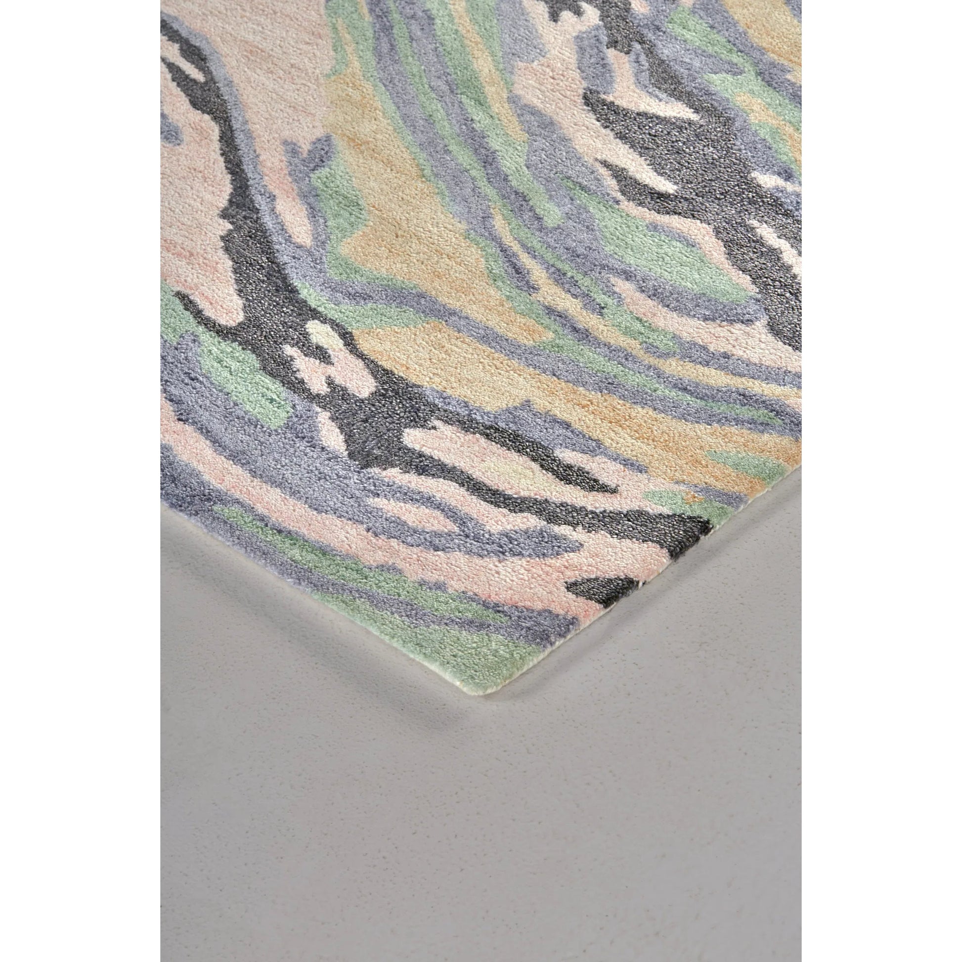 Dryden Transitional Rug - 8790F by Feizy in blue, gray, taupe. Made from viscose, wool in a unique style.