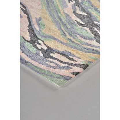 Dryden Transitional Rug - 8790F by Feizy in blue, gray, taupe. Made from viscose, wool in a unique style.