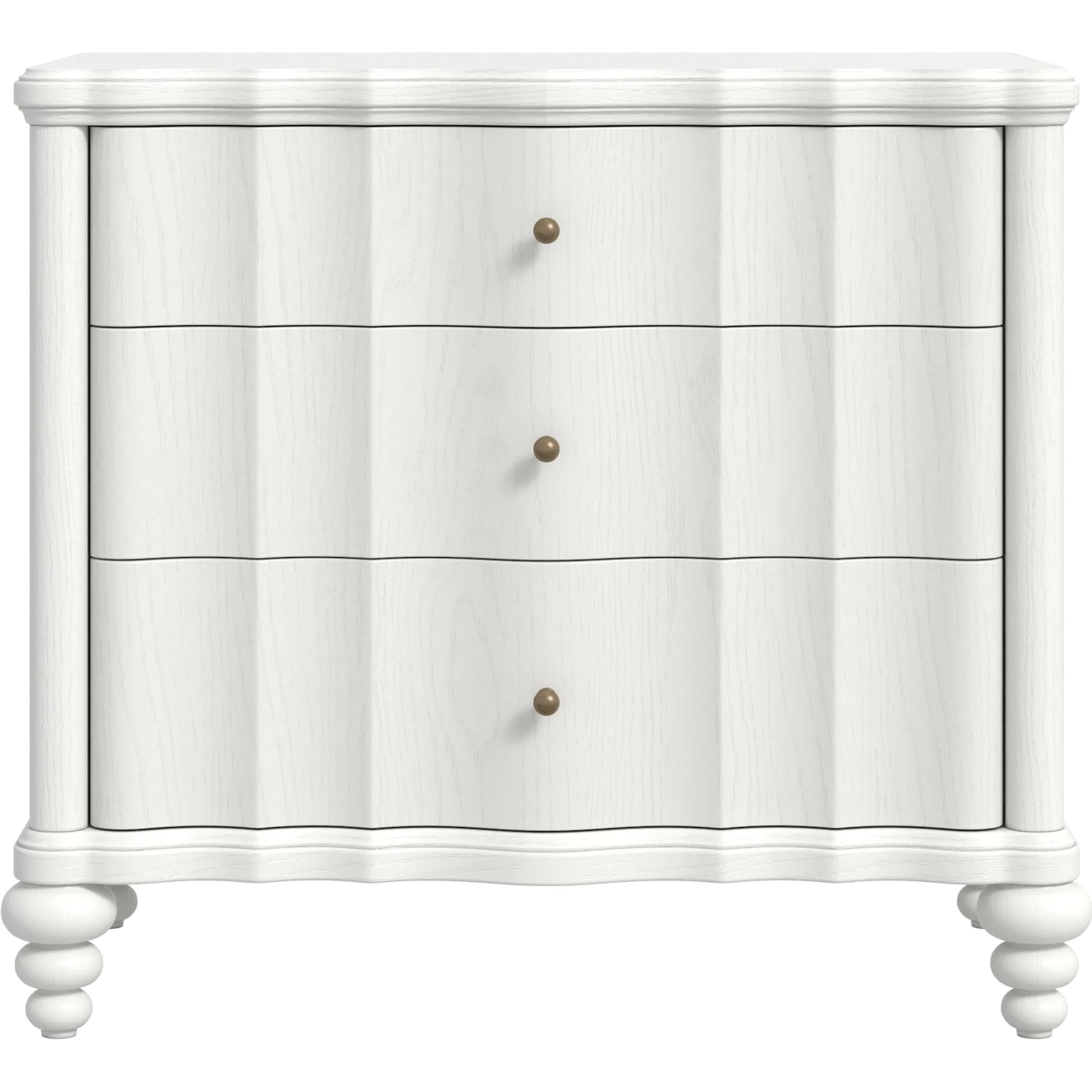 Haven Nightstand by A.R.T. Furniture. Made from parawood solids, oak veneer in a transitional style.