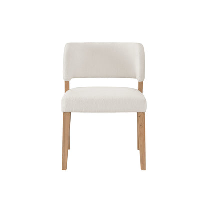 Nomad Prier Side Chair (Set of 2) by Universal Furniture in canberra ivory and white oak. Made from 97% polyester, 3% acrylic in a modern style.
