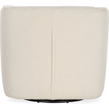 Bennet Swivel Club Chair by Hooker Furniture in beige. Made from fabric in a transitional style.