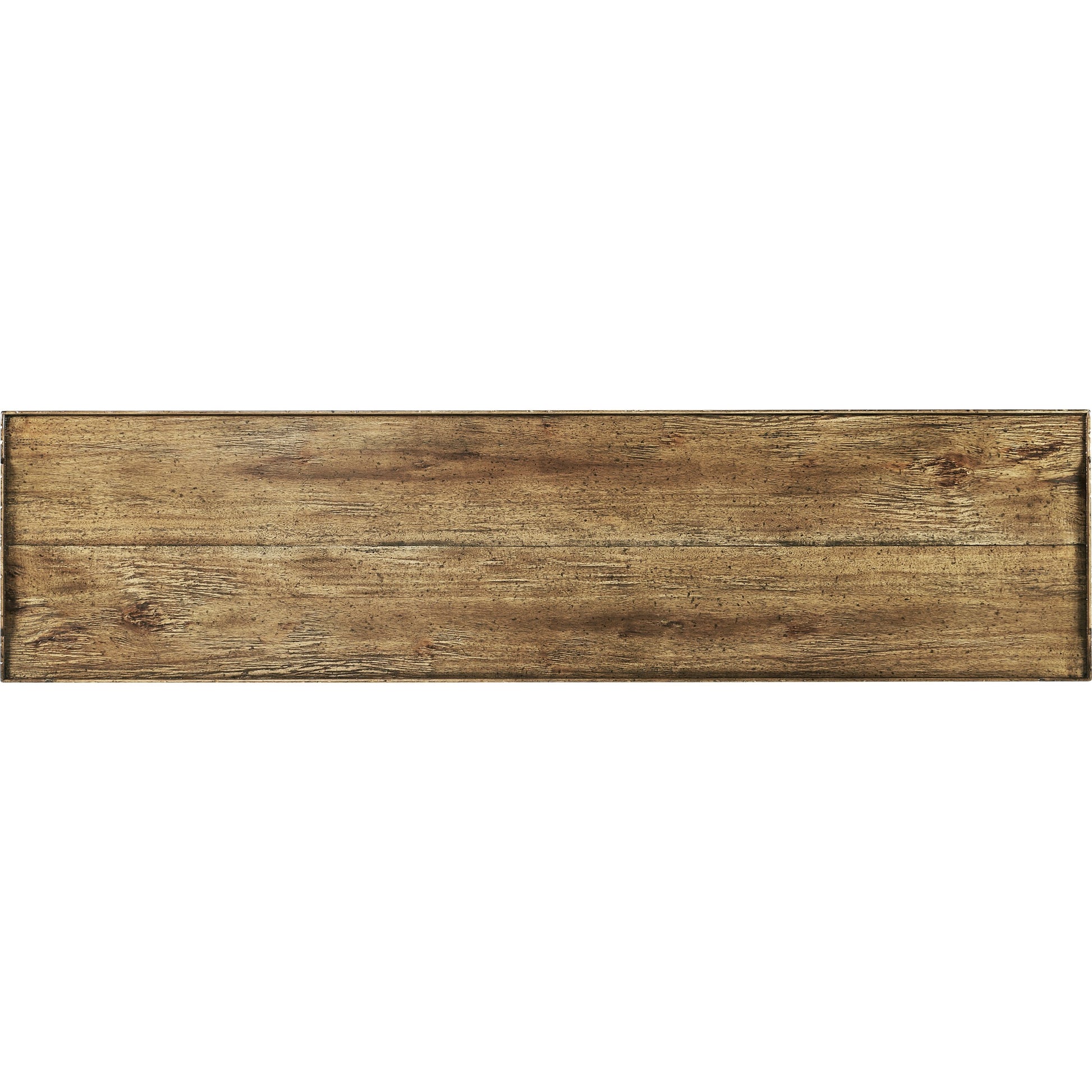 Casual Accents Medium Driftwood Credenza by Jonathan Charles in medium driftwood. Made from acacia in a modern style.