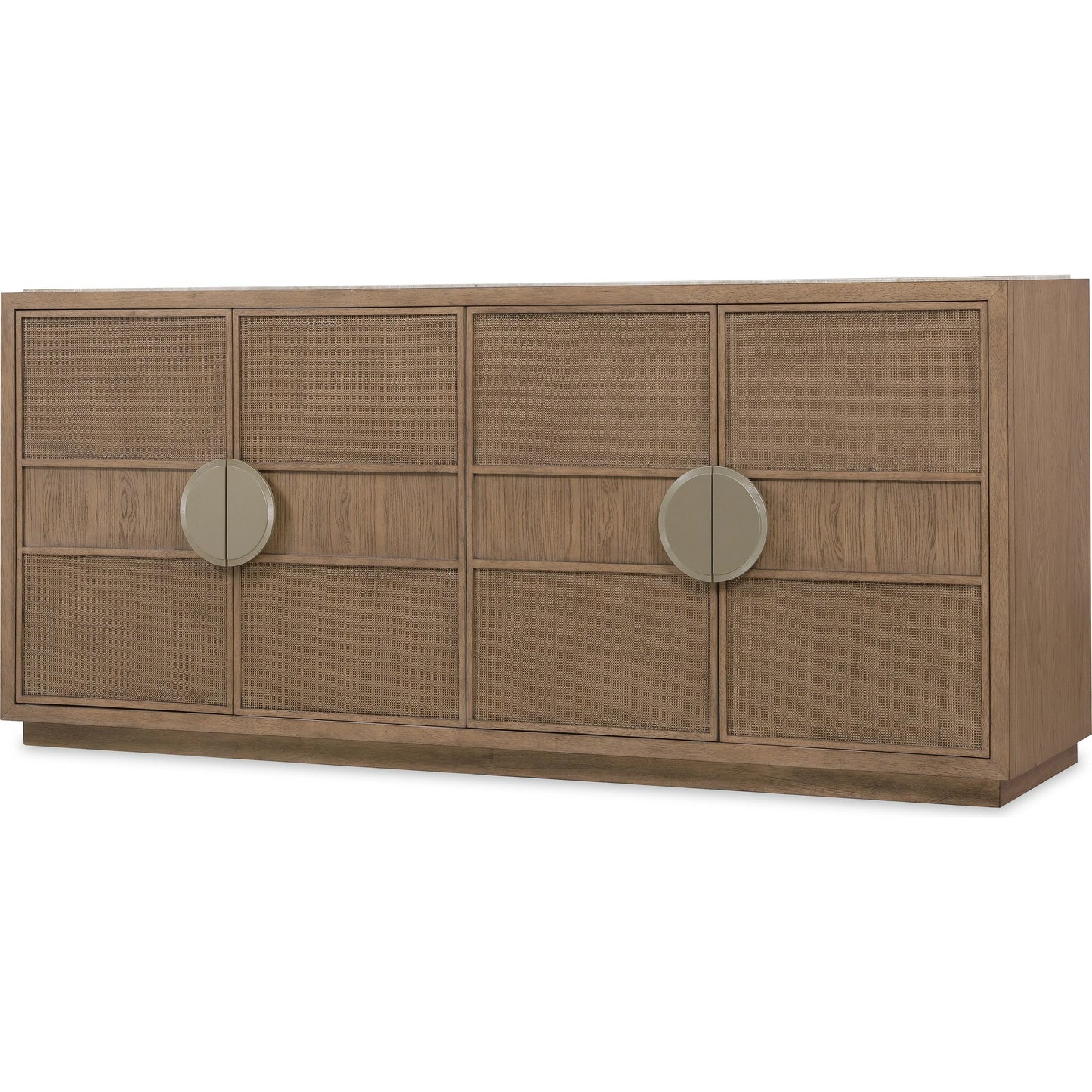 003 SI-2250684 | Additional Silo | Sonnet Dining Credenza by Hooker Furniture in medium wood and wren. Made from unique in a transitional style.