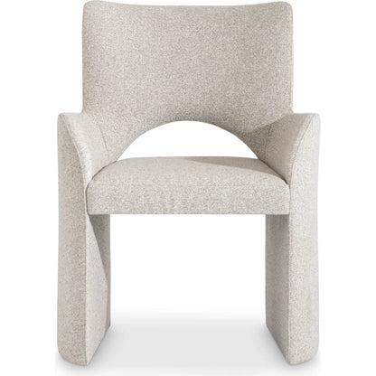 Loggia Shelter Back Arm Chair by Bernhardt in beige. Made from fabric in a transitional style.