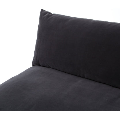 Grant 3-PC Sectional by Four Hands in ashby oatmeal and espresso. Made from 72% polyester, 18% pre-combed cotton, 10% cotton, solid banak, solid pine in a modern style.