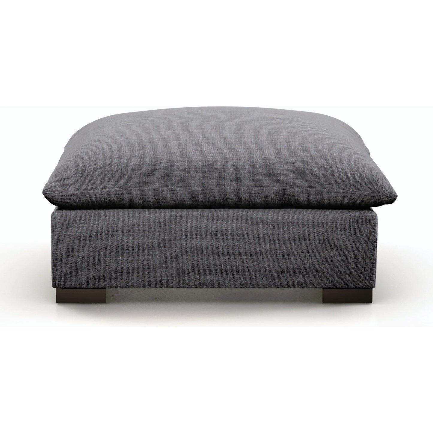 012 SI-1717212 | Additional Silo | Westwood Sectional Ottoman by Four Hands in bennett charcoal. Made from 100% polyester, solid banak, pine plywood in a modern style.