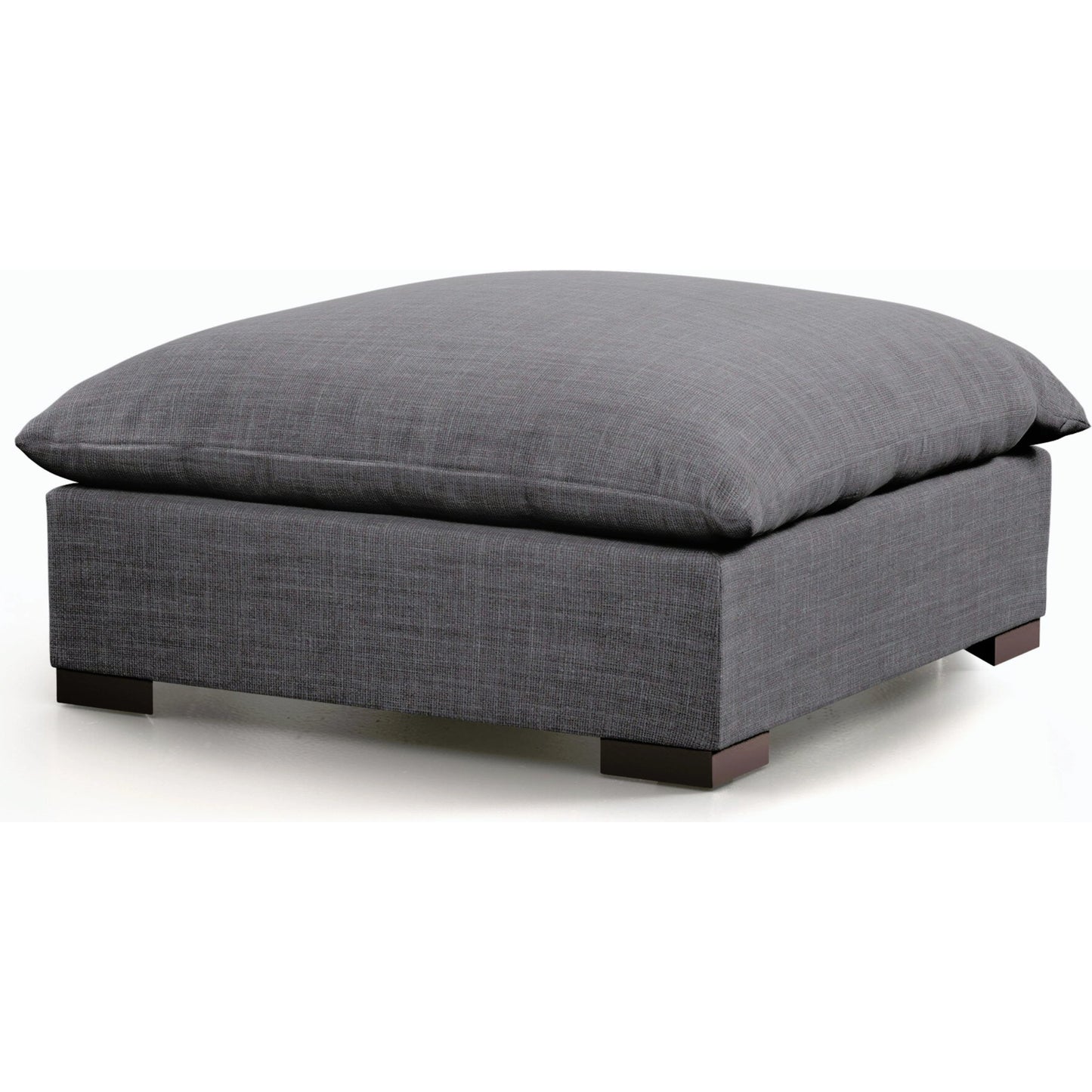 002 SI-1717212 | Primary Silo | Westwood Sectional Ottoman by Four Hands in bennett charcoal. Made from 100% polyester, solid banak, pine plywood in a modern style.
