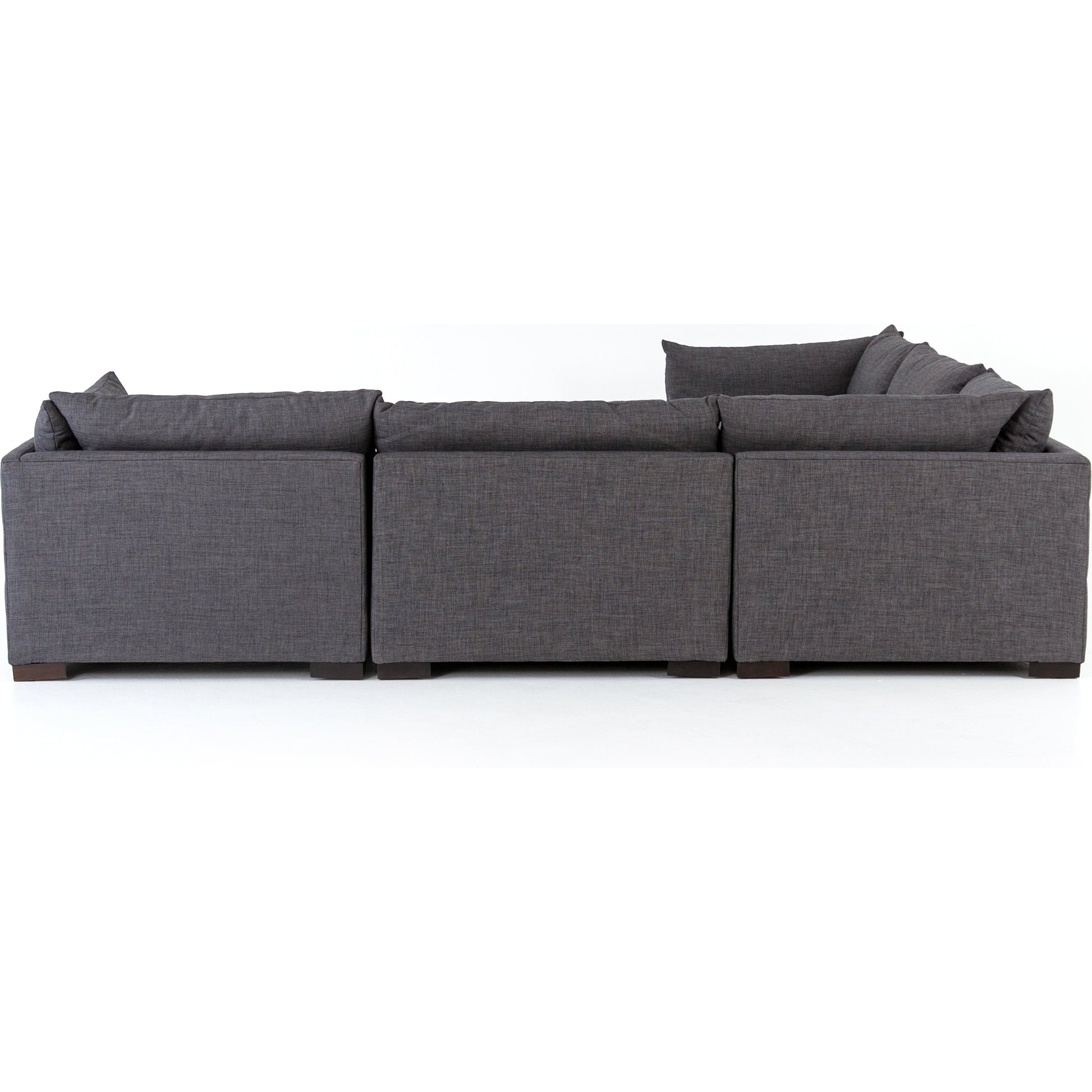 Westwood 5-Piece Sectional by Four Hands. Made from 100% polyester, solid banak, solid pine in a modern style.