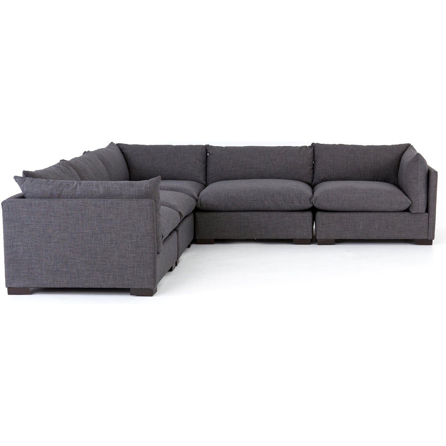 004 SI-1717193 | Additional Silo | Westwood 5-Piece Sectional by Four Hands. Made from 100% polyester, solid banak, solid pine in a modern style.