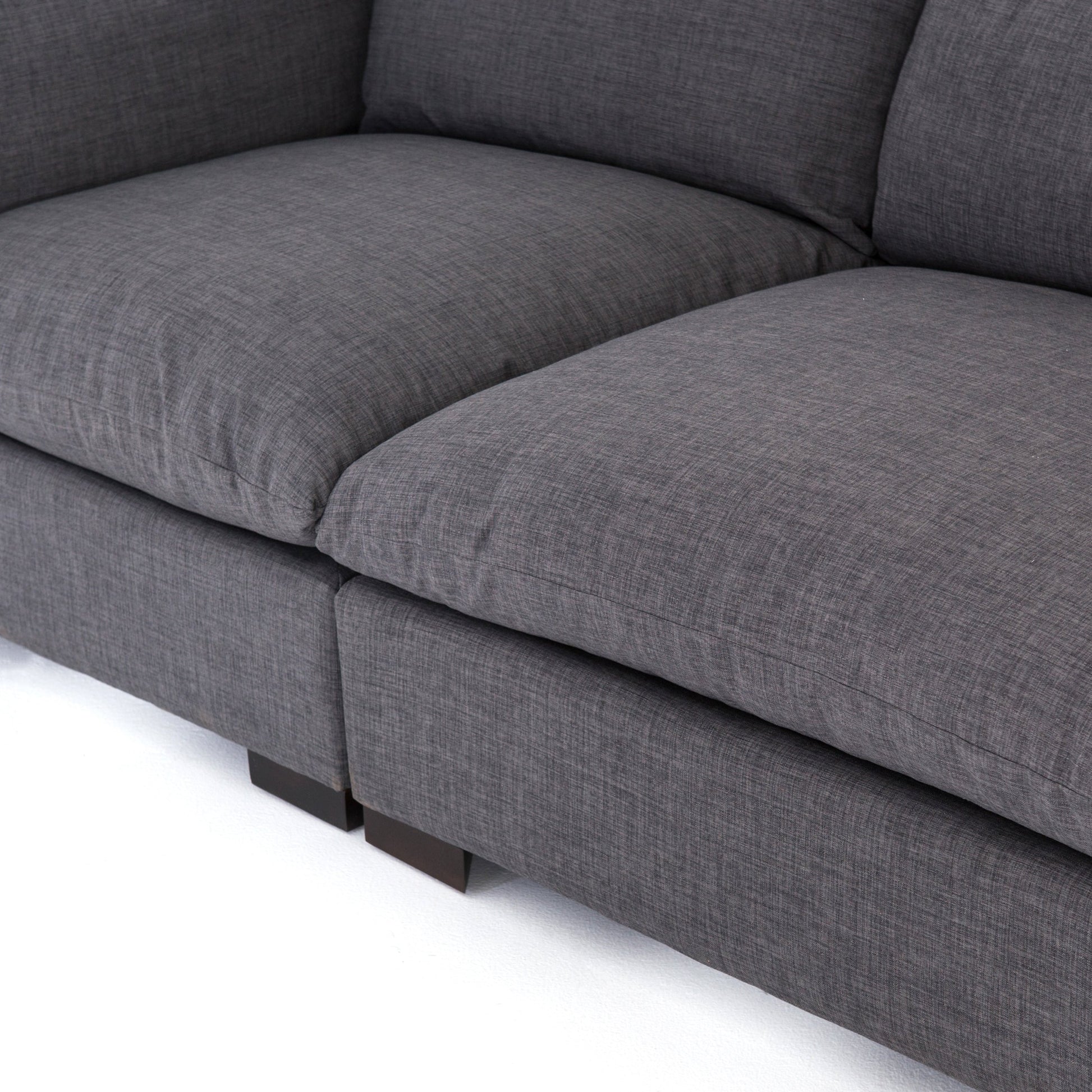 Westwood 3-PC Sectional by Four Hands. Made from 100% polyester, solid banak, solid pine in a modern style.
