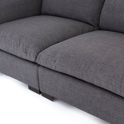 Westwood 3-PC Sectional by Four Hands. Made from 100% polyester, solid banak, solid pine in a modern style.