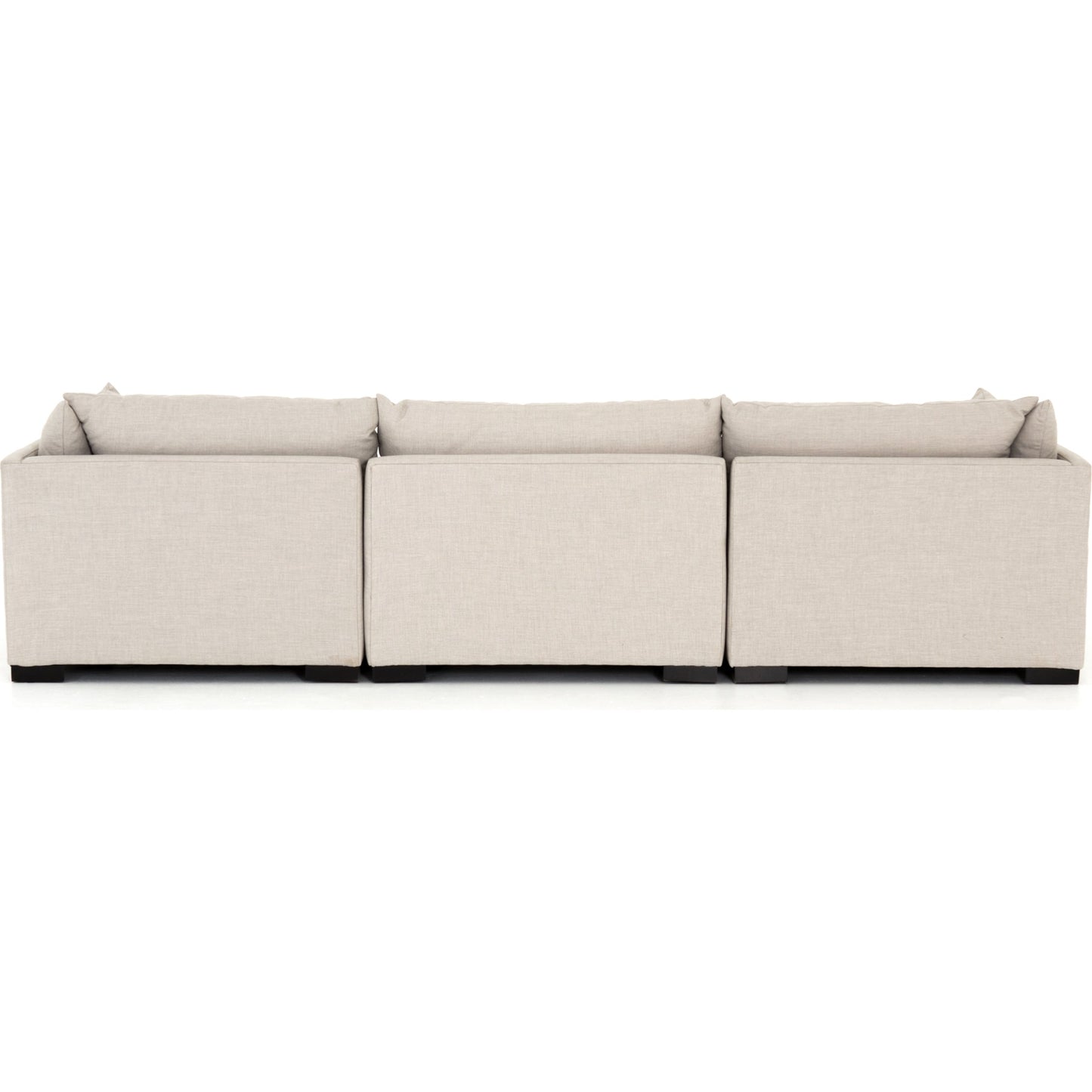018 SI-1717187 | Additional Silo | Westwood 3-PC Sectional by Four Hands in bennett moon. Made from 100% polyester, solid banak, solid pine in a modern style.
