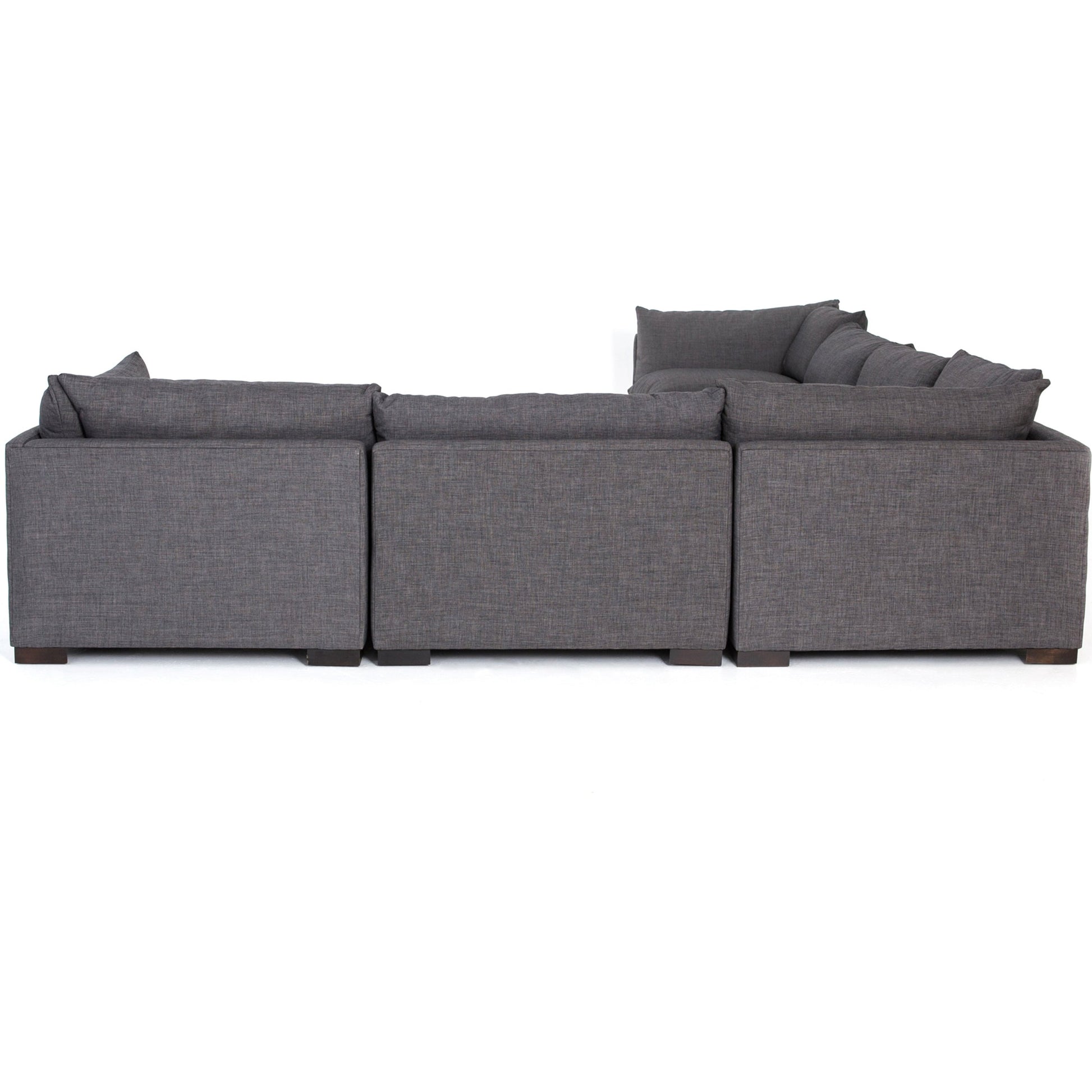 Westwood 6 Piece Sectional by Four Hands. Made from 100% polyester, solid banak, solid pine in a modern style.