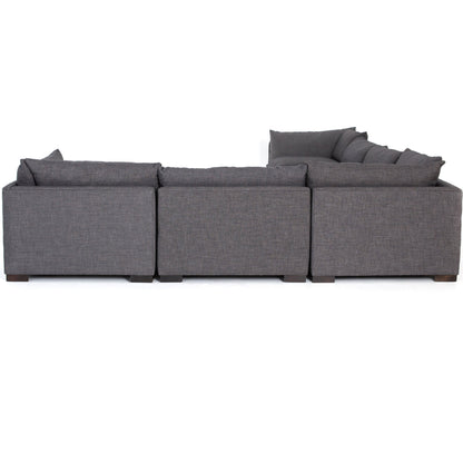 Westwood 6 Piece Sectional by Four Hands. Made from 100% polyester, solid banak, solid pine in a modern style.