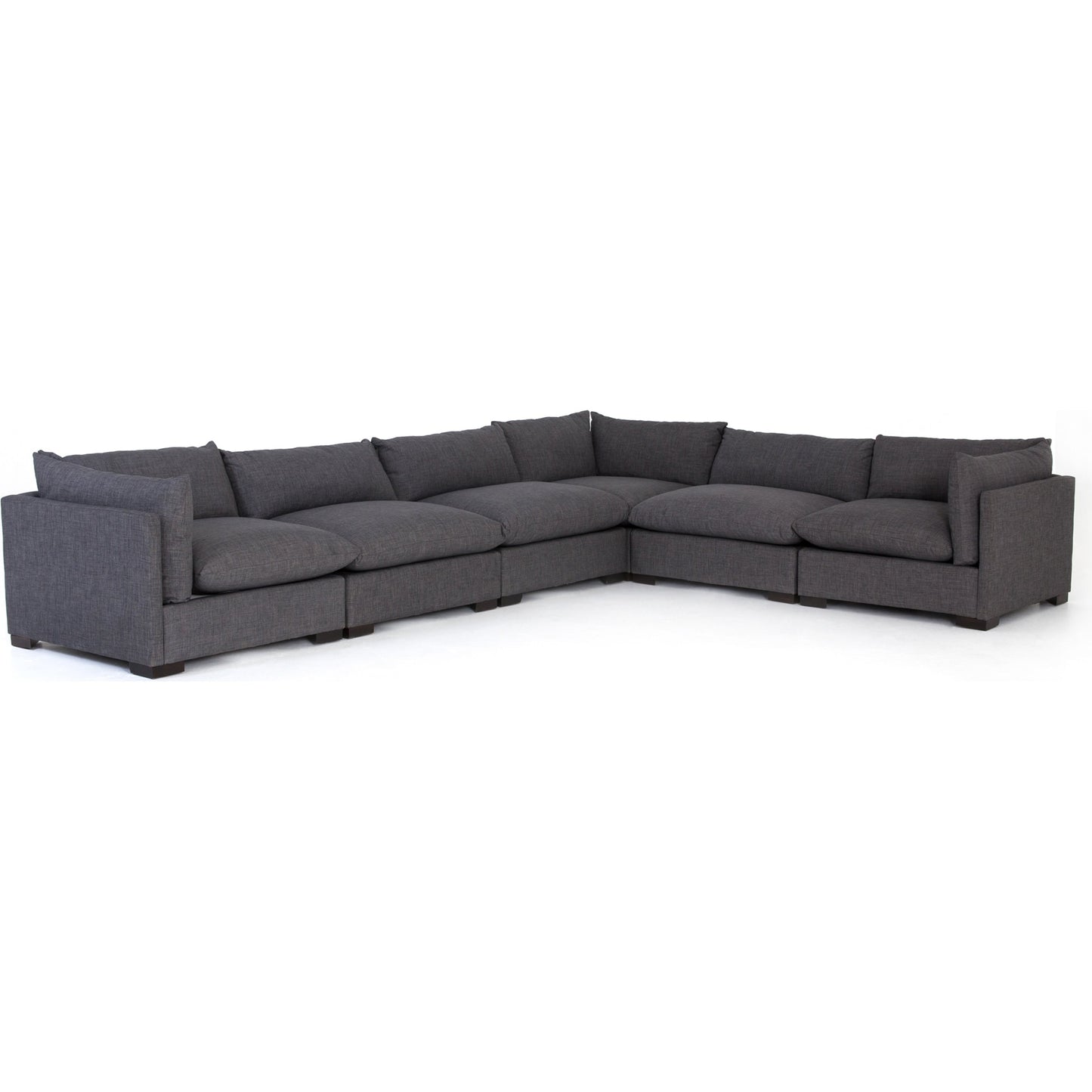 001 SI-1717197 | Additional Silo | Westwood 6 Piece Sectional by Four Hands. Made from 100% polyester, solid banak, solid pine in a modern style.