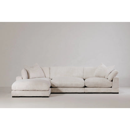 Tumble Corner Chair by Moe's Home Collection in cappuccino. Made from upholstery: 100% polyester, solid eucalyptus wood frame, plywood, s-springs, webbing, upholstery foam in a modern style.