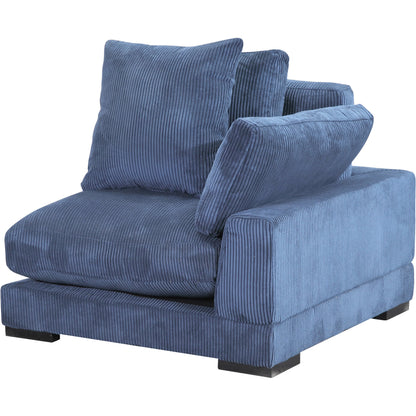 Tumble Corner Chair by Moe's Home Collection in cappuccino. Made from upholstery: 100% polyester, solid eucalyptus wood frame, plywood, s-springs, webbing, upholstery foam in a modern style.