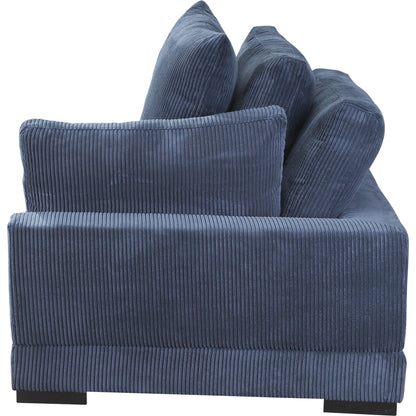 Tumble Corner Chair by Moe's Home Collection in cappuccino. Made from upholstery: 100% polyester, solid eucalyptus wood frame, plywood, s-springs, webbing, upholstery foam in a modern style.
