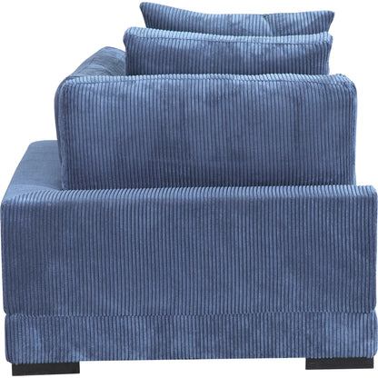 Tumble Corner Chair by Moe's Home Collection in cappuccino. Made from upholstery: 100% polyester, solid eucalyptus wood frame, plywood, s-springs, webbing, upholstery foam in a modern style.