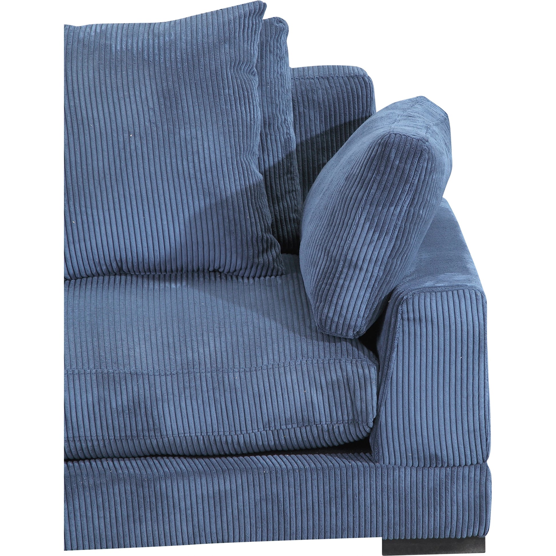 Tumble Corner Chair by Moe's Home Collection in cappuccino. Made from upholstery: 100% polyester, solid eucalyptus wood frame, plywood, s-springs, webbing, upholstery foam in a modern style.