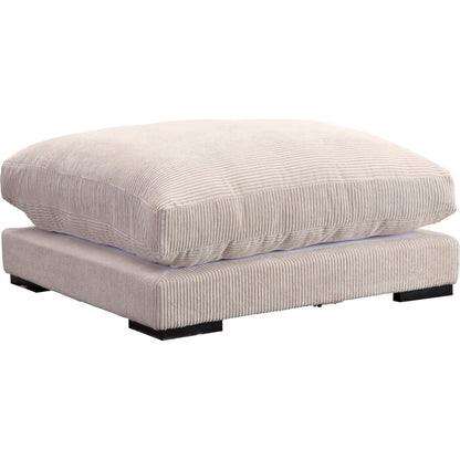 Tumble Ottoman by Moe's Home Collection in dark gray. Made from upholstery: 100% polyester, solid eucalyptus wood frame, plywood, upholstery foam in a modern style.