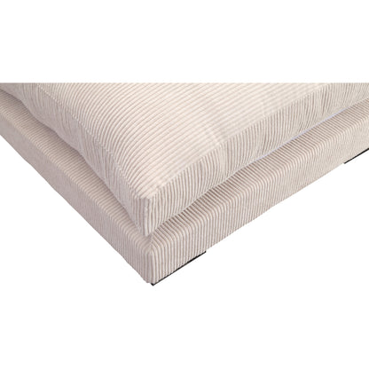 Tumble Ottoman by Moe's Home Collection in dark gray. Made from upholstery: 100% polyester, solid eucalyptus wood frame, plywood, upholstery foam in a modern style.